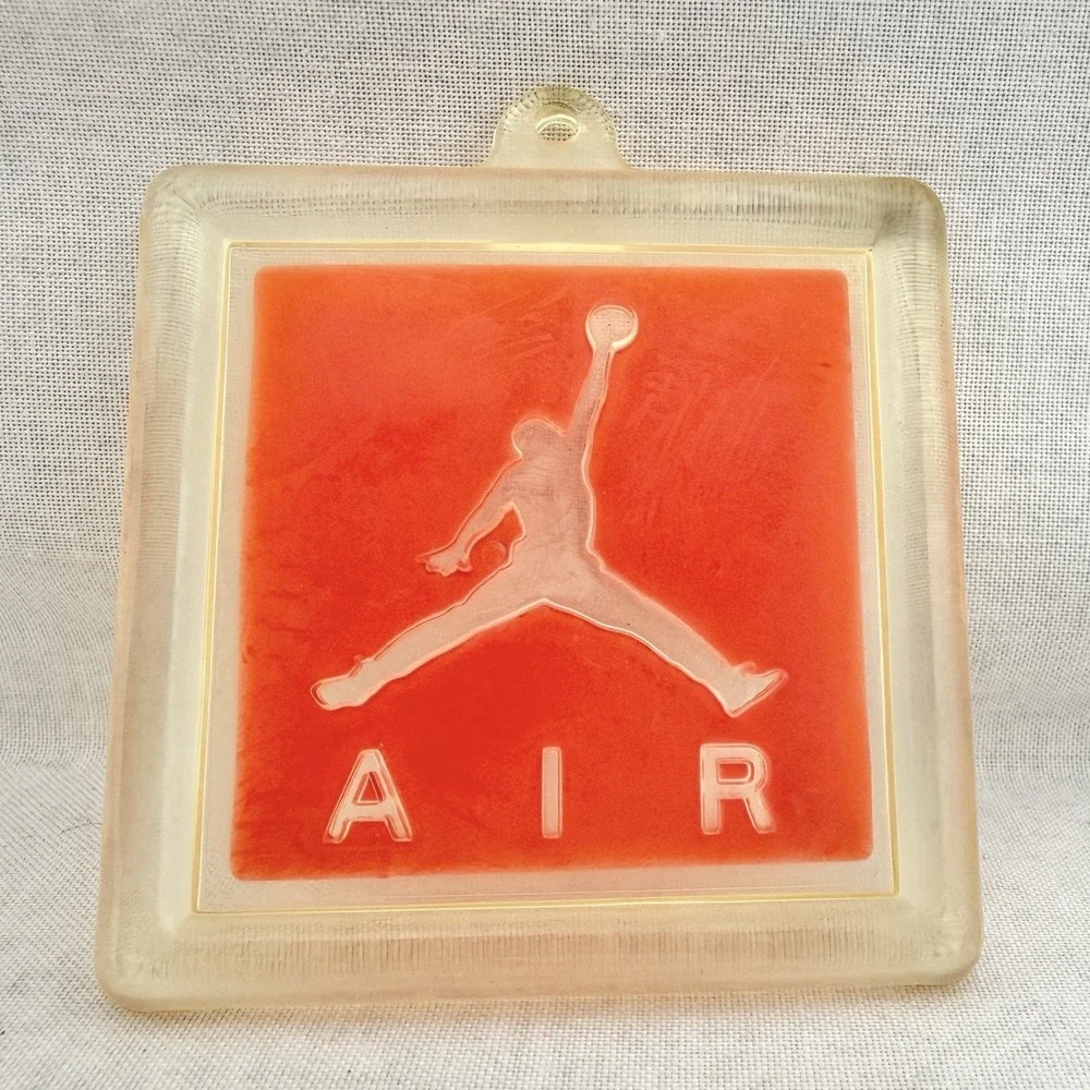 Nike‎ Air Jordan Jumpman Shoe Hangtag Acrylic Plastic Keychain 2.5